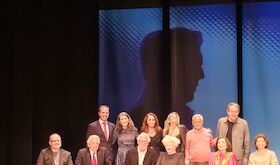 Homenaje al Nobel peruano durante la inauguracin de la VI Bienal de Novela Mario Vargas Llosa en Cceres Homenaje al Nobel peruano durante la inauguracin de la VI Bienal de Novela Mario Vargas Llosa en Cceres