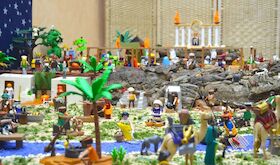 Un beln de casi 3000 figuras de Playmobil se puede visitar en el Museo Arte Visigodo de Mrida