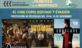 Hasta 19 diciembre la Filmoteca de Extremadura llevar 13 proyecciones a 9 hospitales extremeos