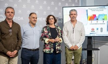 Mrida acerca su patrimonio al alumnado con teatro talleres y actividades