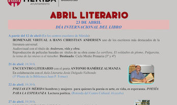 Mrida celebra un Abril Literario con encuentros con autores o presentaciones de libros